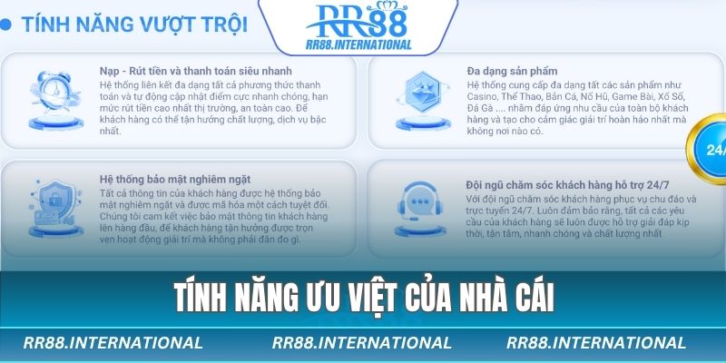 Giao diện RR88 thân thiện và dễ thao tác hơn so với nhà cái khác