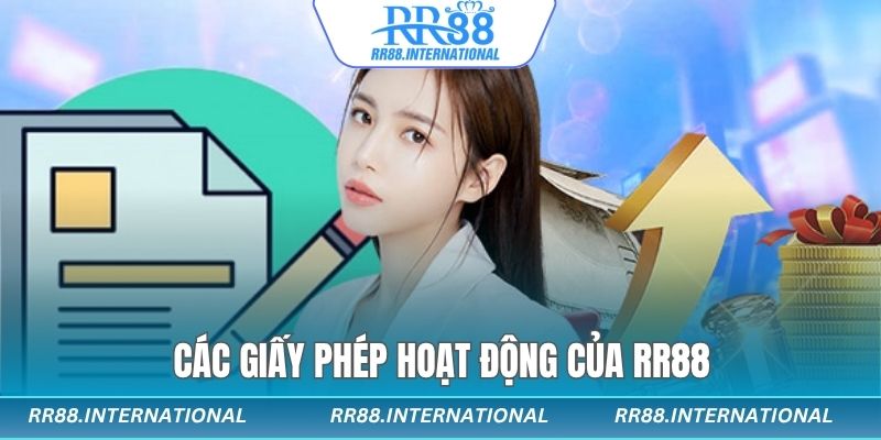 Giấy phép hoạt động đảm bảo tính hợp pháp của RR88