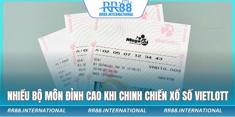 Nhiều bộ môn đỉnh cao khi chinh chiến xổ số Vietlott