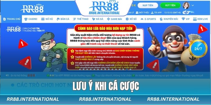 Vài điều cần chú ý khi chơi tại nhà cái
